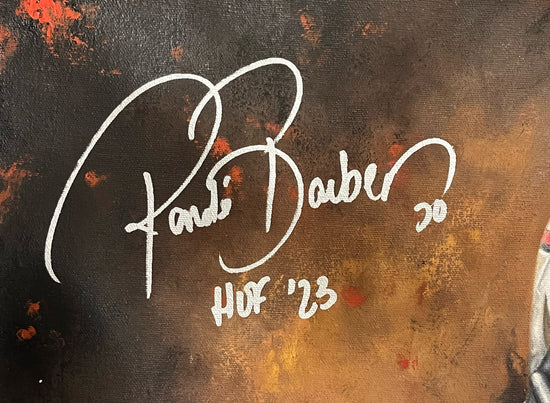 ronde barber, "in the zone" 30x45 orig, auto barber