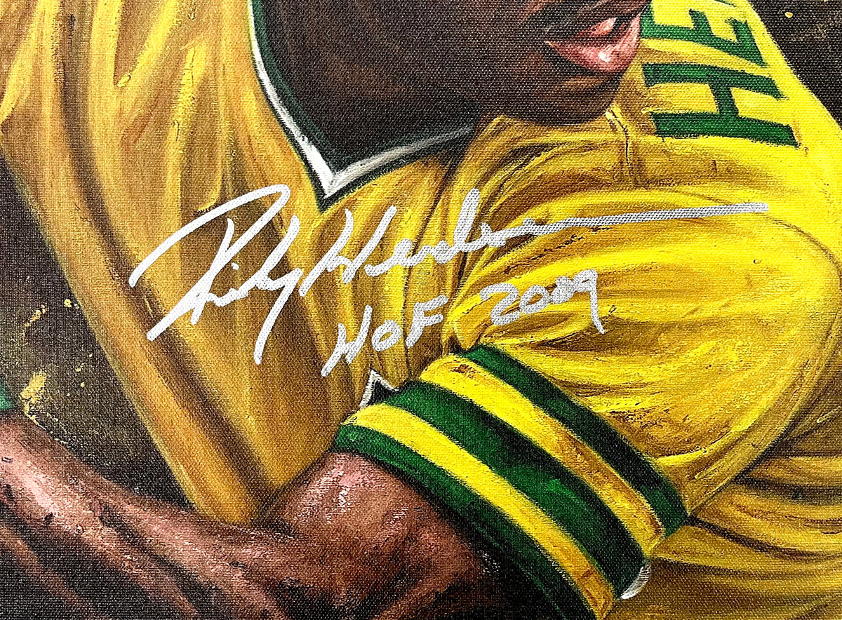 Rickey Henderson The Man of Steal Art Print for Sale by NguyetCadriel