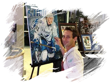 Live Painter for Tampa Bay Lightning season