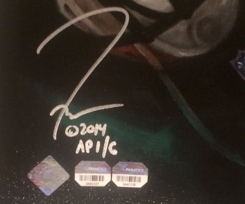 eagles team pride 2014, "together we soar" 30x45 mulit-auto foles, mccoy, artist proof, l.e. 6