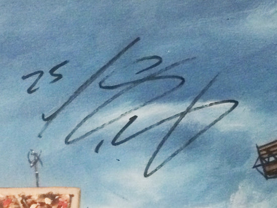 eagles team pride 2014, "together we soar" 30x45 mulit-auto foles, mccoy, artist proof, l.e. 6