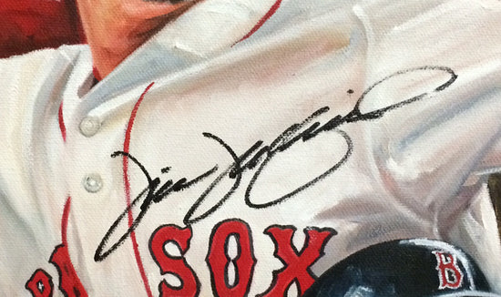 boston red sox 2004 ws champs, "why not us" 30x45 multi-auto aroc, l.e. 20