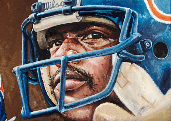 walter payton, "class act" 30x45 orig