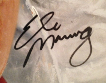 eli manning, "championship state of mind" 24x36 auto aroc, l.e. 25