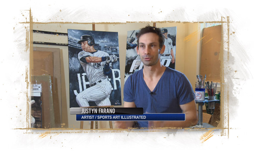 Artist Justyn Farano Interview on YES Network January 2014