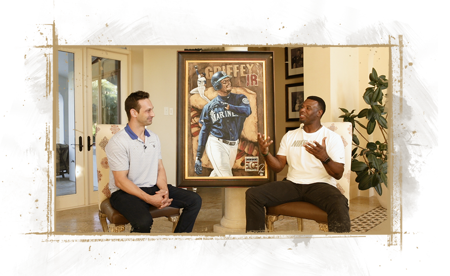 MLB Hall of Famer Ken Griffey Jr and Justyn Farano Discuss Baseball and Art