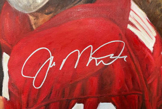 san francisco 49ers dynasty, "gold blooded" 36x54 orig