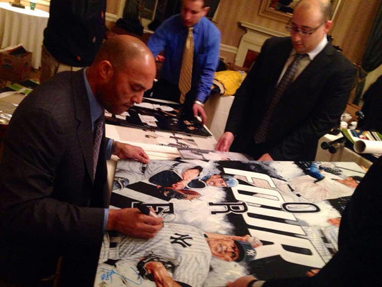 ny yankees core four, "how we built this city" 36x54 orig