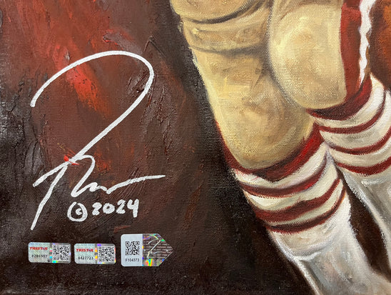 san francisco 49ers dynasty, "gold blooded" 36x54 orig