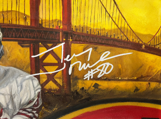 san francisco 49ers dynasty, "gold blooded" 36x54 orig