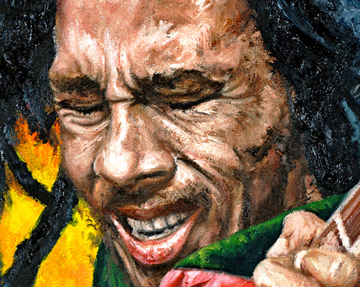 bob marley, "feel the beat" 24x36 orig