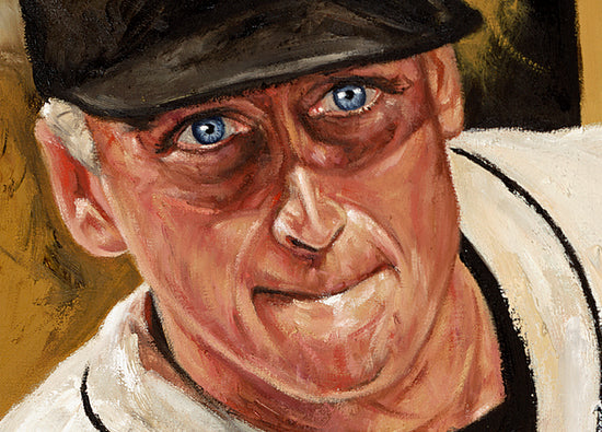 cal ripken jr., "marathon man" 30x45 orig, auto ripken