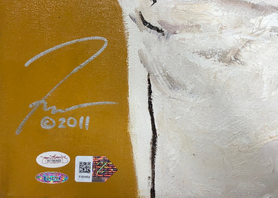 cal ripken jr., "marathon man" 30x45 orig, auto ripken