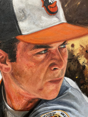cal ripken jr., "no excuses" 24x36 auto aroc, l.e. 50