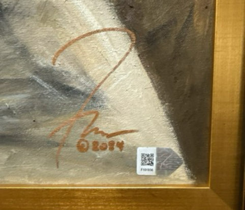 willie mays, "myth has it" 30x45 orig