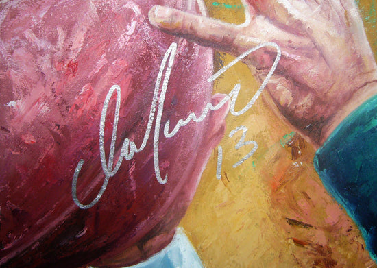dan marino, "fear factor" 30x45 orig, auto marino