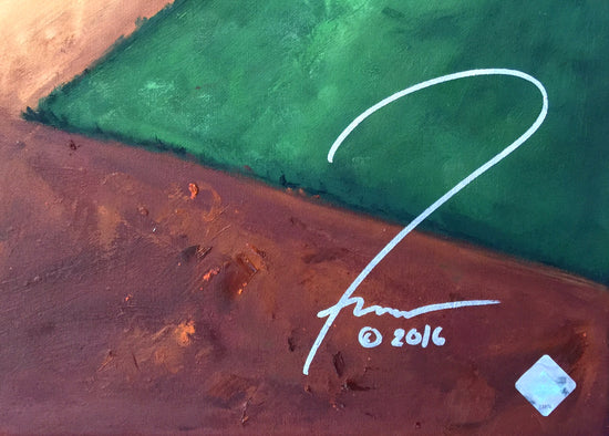 david ortiz nyy retire gift, "thanks for the memories" 30x60 orig