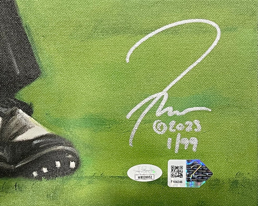 gary player, "grand slam" 24x36 auto aroc, l.e. 99