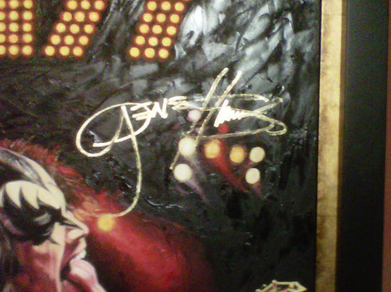 gene simmons, "electric" 30x45 orig, auto simmons