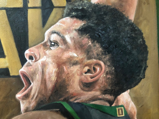 giannis antetokounmpo, "cream of acrop" 38x84 orig