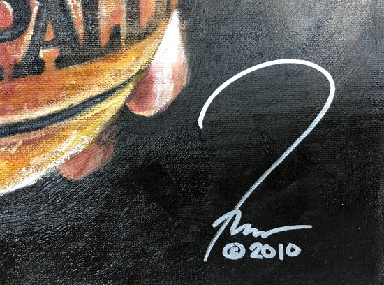 kobe bryant, "purple reign" 30x45 orig, auto bryant