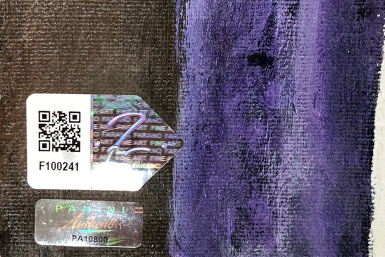 kobe bryant, "purple reign" 30x45 orig, auto bryant
