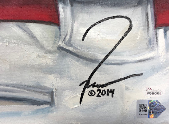 yadier molina, "not on my watch" 30x45 orig, auto molina