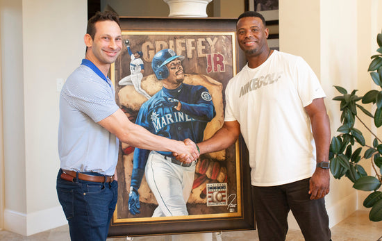 ken griffey jr., "here's looking at you, kid" 30x45 orig