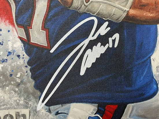 josh allen, "mafia boss" 24x36 auto ap, auto allen, l.e. 7
