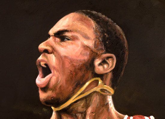 michael jordan, "flight 23" 30x45 orig, auto jordan