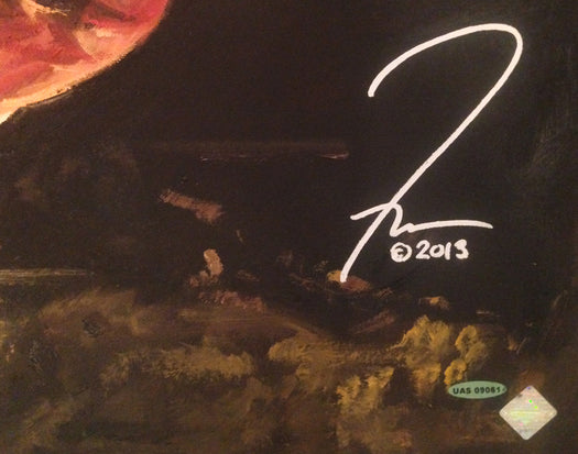 michael jordan, "flight 23" 30x45 orig, auto jordan