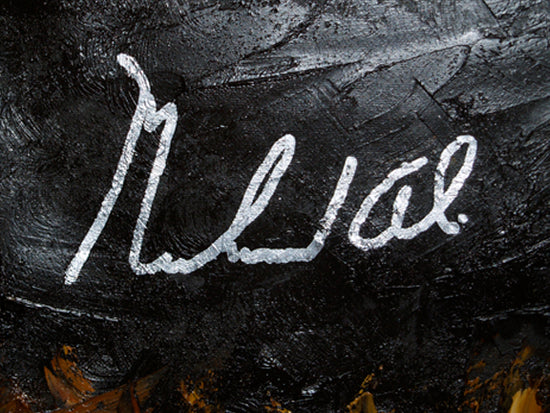 muhammad ali, "all or nothing" 30x45 orig, auto ali