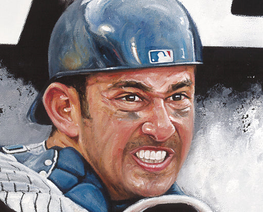 ny yankees core four, "how we built this city" 36x54 orig