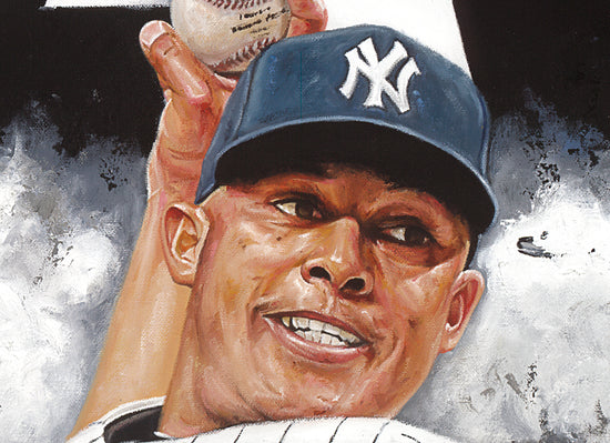 ny yankees core 4, "how we built this city" 30x45 multi-auto aroc, jeter, rivera, posada, pettitte, l.e. 20