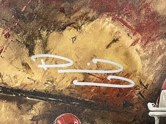 patrick mahomes, "i am him" 24x36 auto aroc, l.e. 57