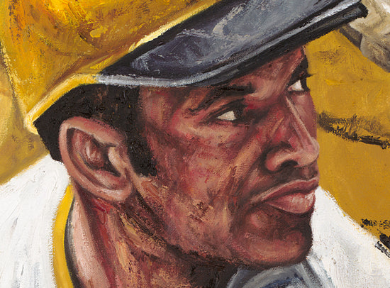 roberto clemente, "never forgotten" 30x45 orig