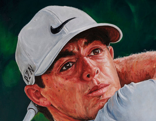 rory mcilroy, "drive" 30x45 orig