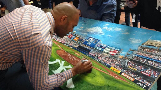 ny yankees stadium, "the house that george built" 30x60 orig
