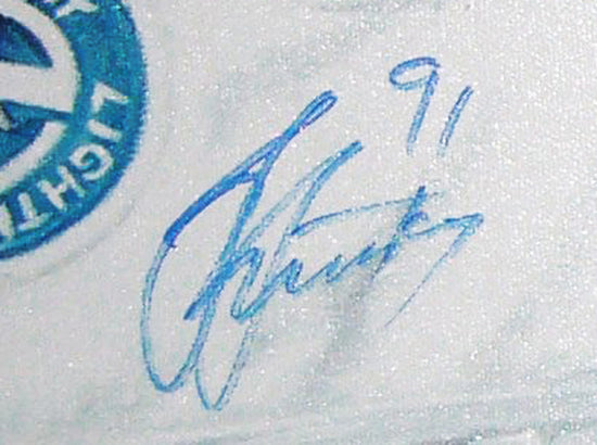 steven stamkos, "sniper" 30x45 orig, auto stamkos