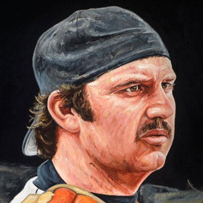 thurmon munson, "legacy lives on" 30x45 orig