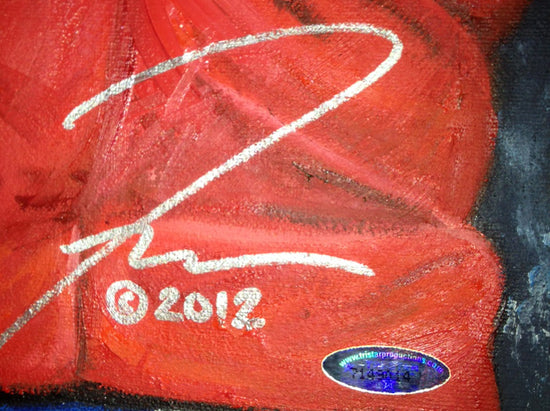 tom brady, "on a mission" 30x45 orig, auto brady