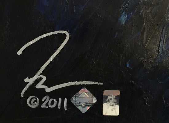 troy aikman, "precision" 30x45 orig, auto aikman