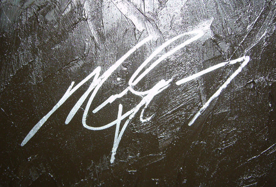 michael vick, "redemption" 30x45 orig, auto vick