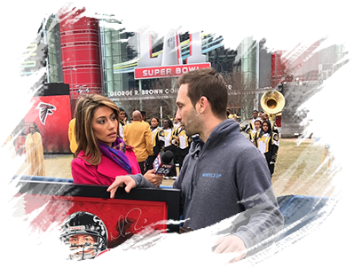 FARANO INTERVIEWED BY FOX AT SUPERBOWL 51