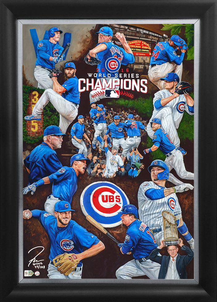 Theo Epstein Chicago Cubs Fanatics Authentic 2016 MLB World Series