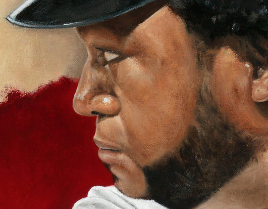 david ortiz, "mr. clutch" 24x36 auto aroc, l.e. 34