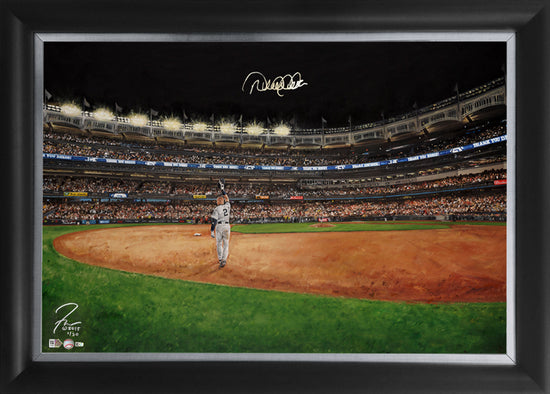 derek jeter, "curtain call" 24x36 auto aroc, l.e. 30