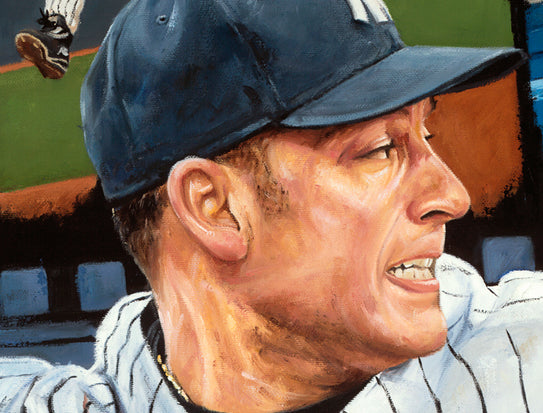 derek jeter, "one for the ages" 24x36 auto aroc, l.e. 42