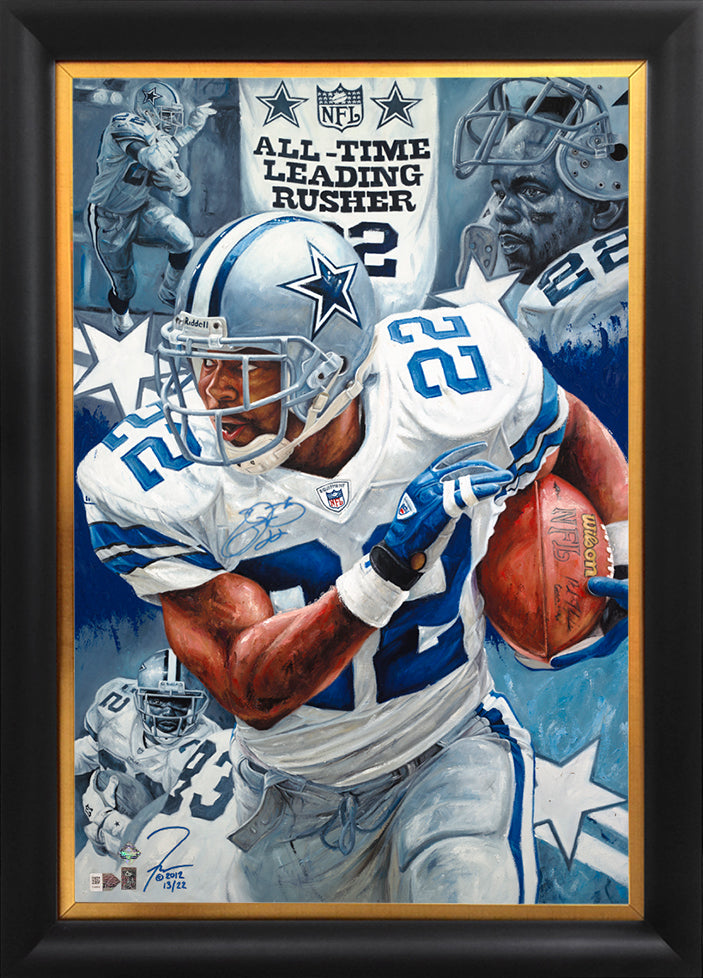 nfl helmet rule emmitt smith Lone Star" – Farano Fine Art