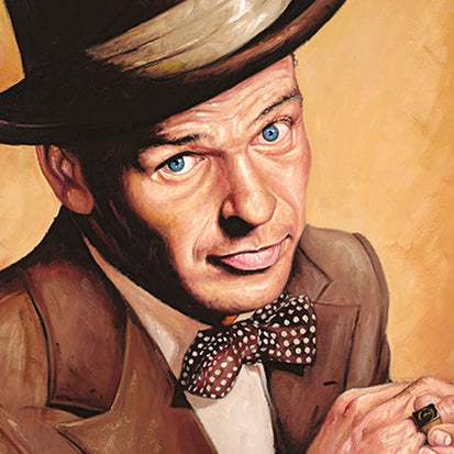"frank sinatra, non autographed, framed"
